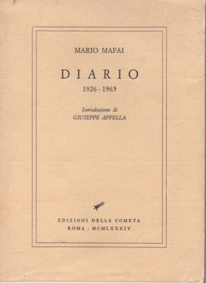 Mario Mafai - Diario 1926 - 1965